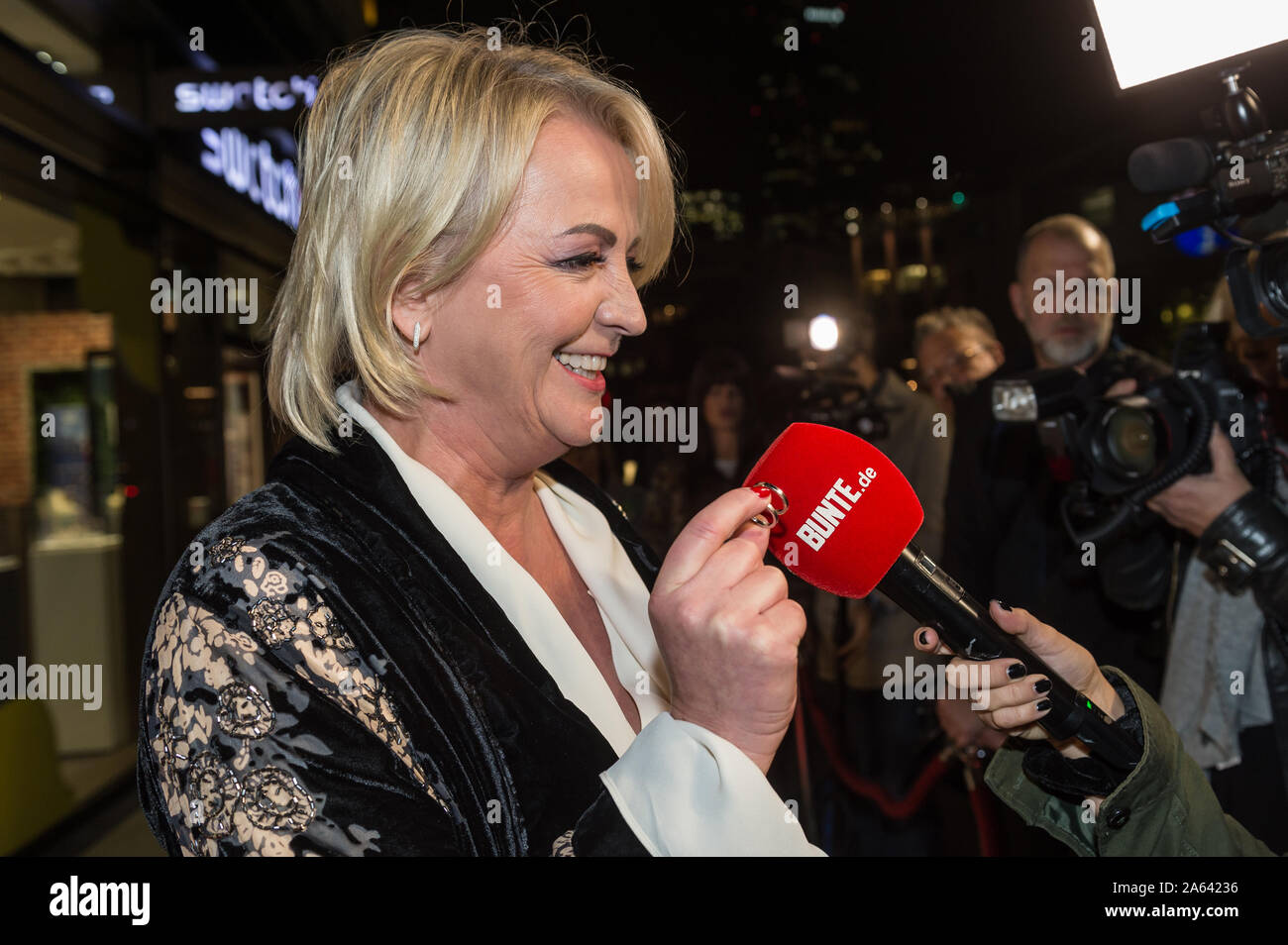 Ulla Kock am Brink bei der Eröffnung des IQOS Store im Zeil 123. Frankfurt am Main, 23.10.2019 Foto Stock