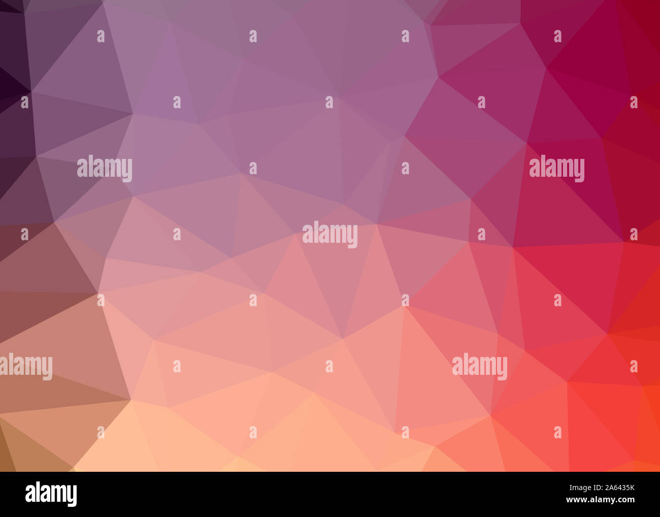 Tema sfondo astratto di triangoli colorati trianglify bellissimo modello semplice design illustrazione sfondo texture a bassa poli geometria Foto Stock