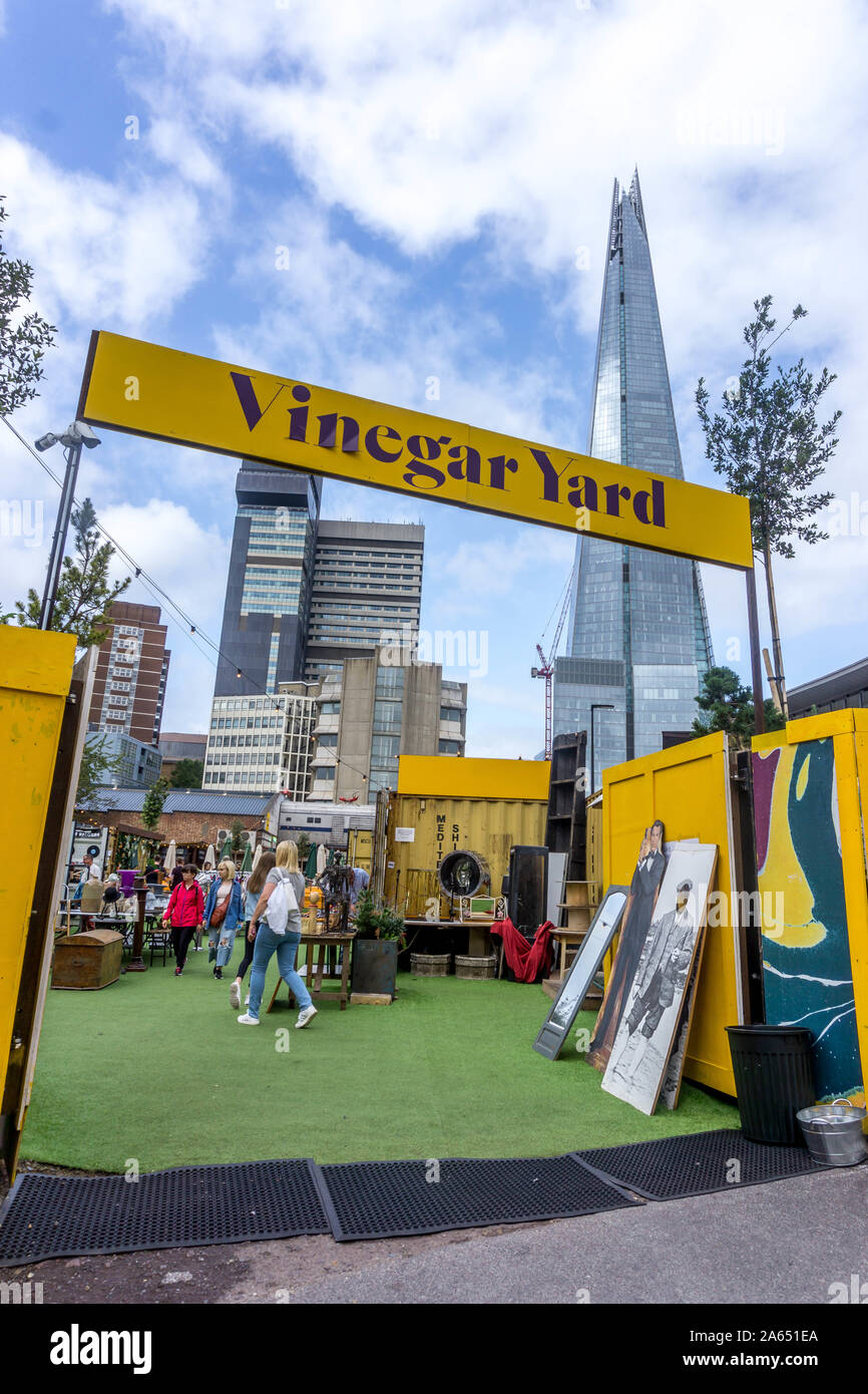 Cantiere di aceto, St.Thomas Street, Borough di Southwark, Londra, Inghilterra, Regno Unito Foto Stock