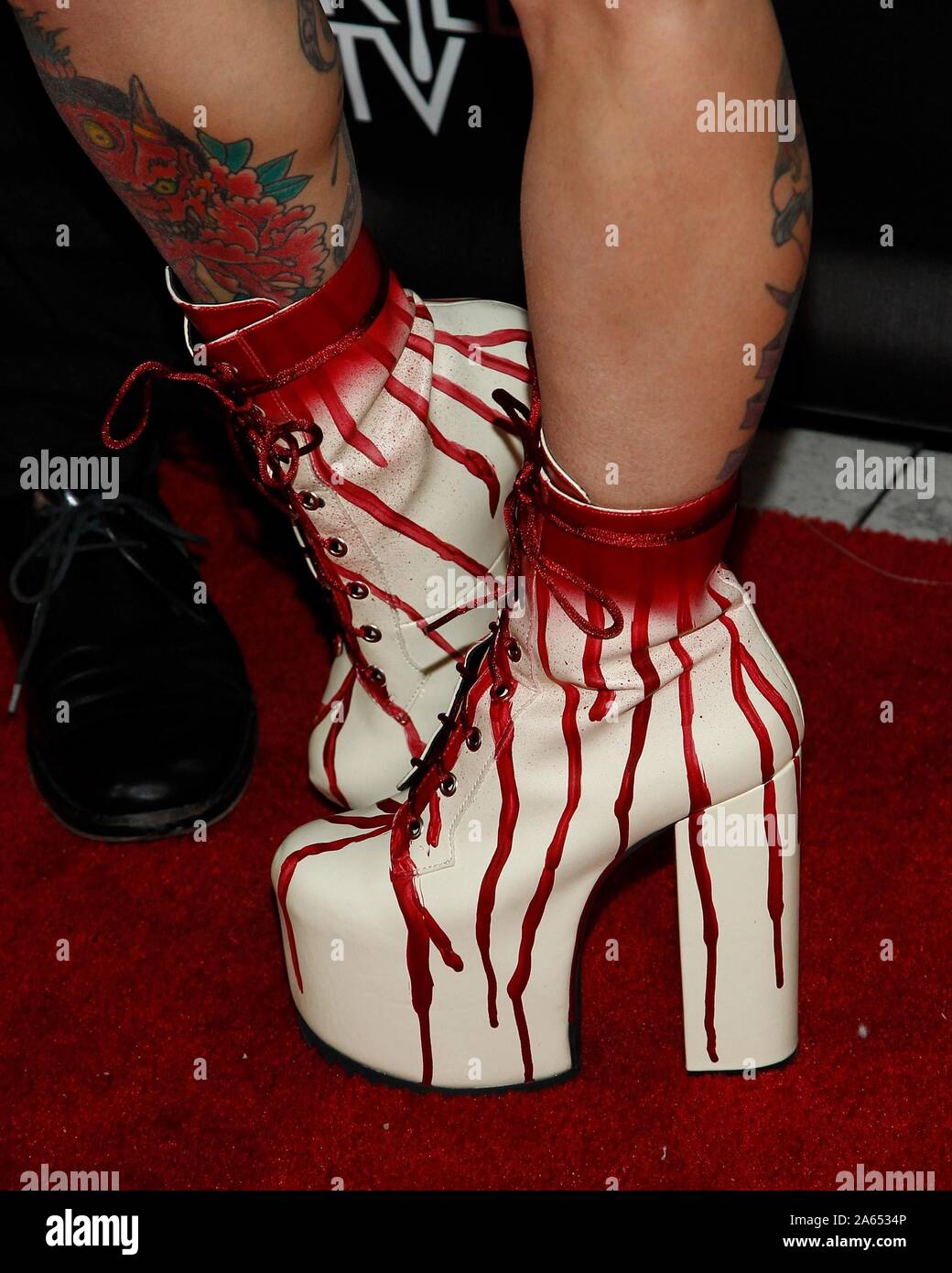 Las Vegas, NV, Stati Uniti d'America. 23 Ott, 2019. Joanna Angel presso gli arrivi per LADY KILLER TV Premiere, Brenden Theatre al Palms Casino Resort di Las Vegas, NV Ottobre 23, 2019. Credito: JA/Everett raccolta/Alamy Live News Foto Stock