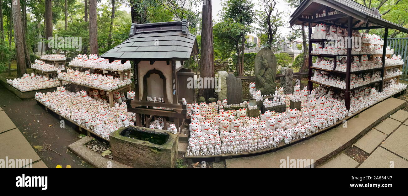 GOTOKU-JI: Tokyo' s 'fortunato CAT' tempio Foto Stock