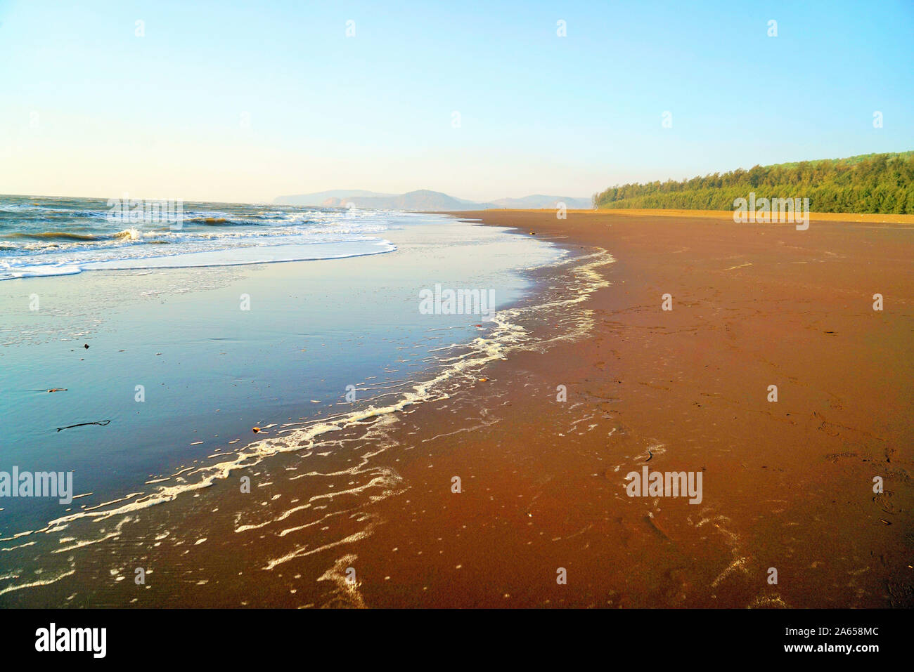 Velas beach, Ratnagiri, Maharashtra, India Foto Stock