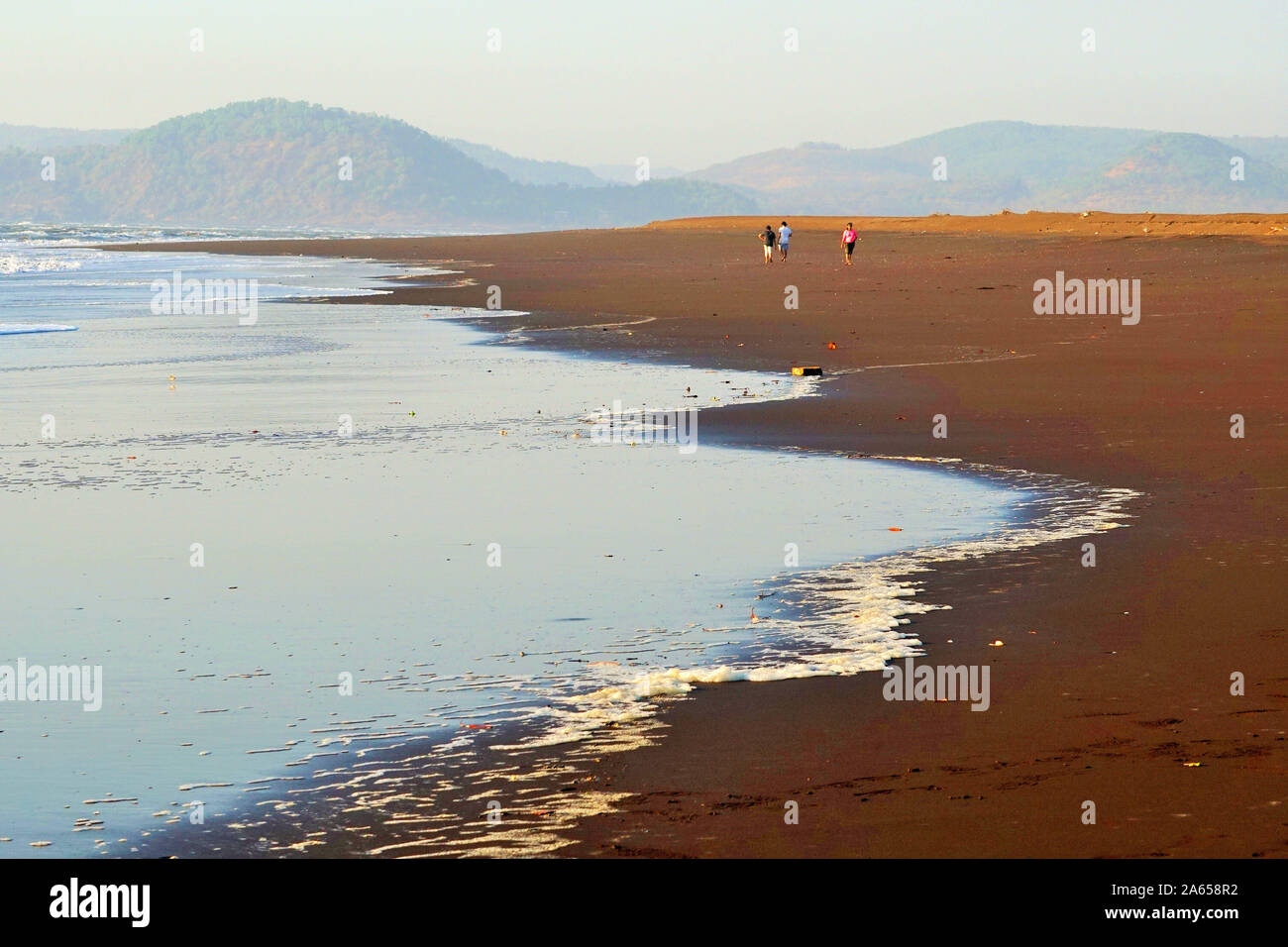Velas beach, Ratnagiri, Maharashtra, India Foto Stock