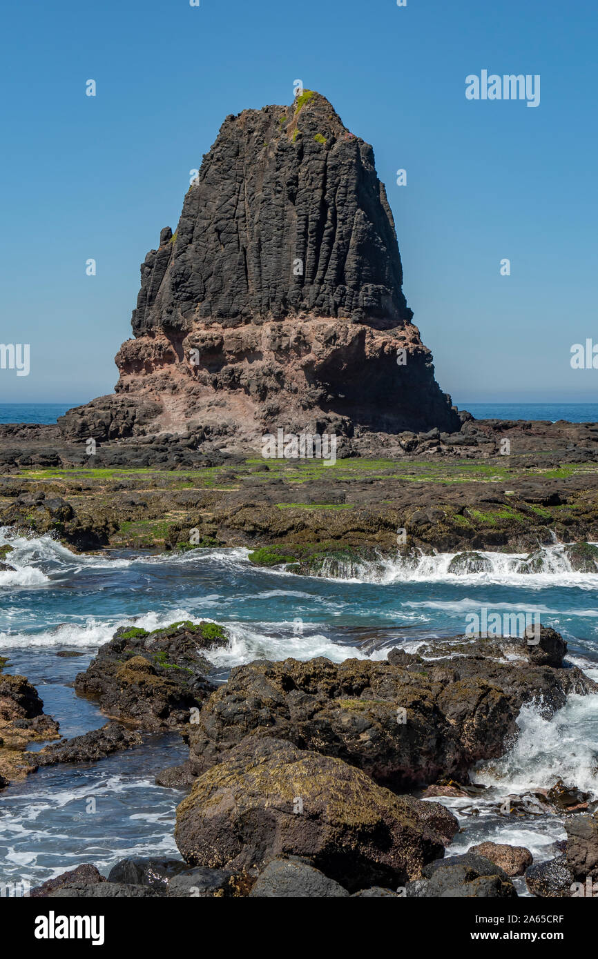 Il pulpito di Cape Schanck, Mornington NP, Victoria Foto Stock