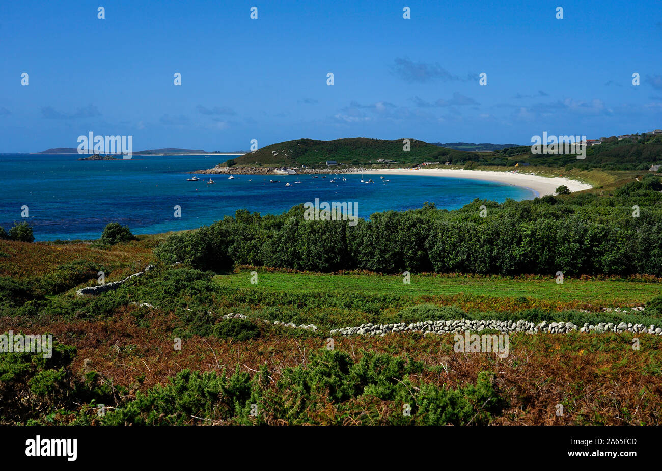 St Martin's,Isole Scilly, Inghilterra, Europa Foto Stock