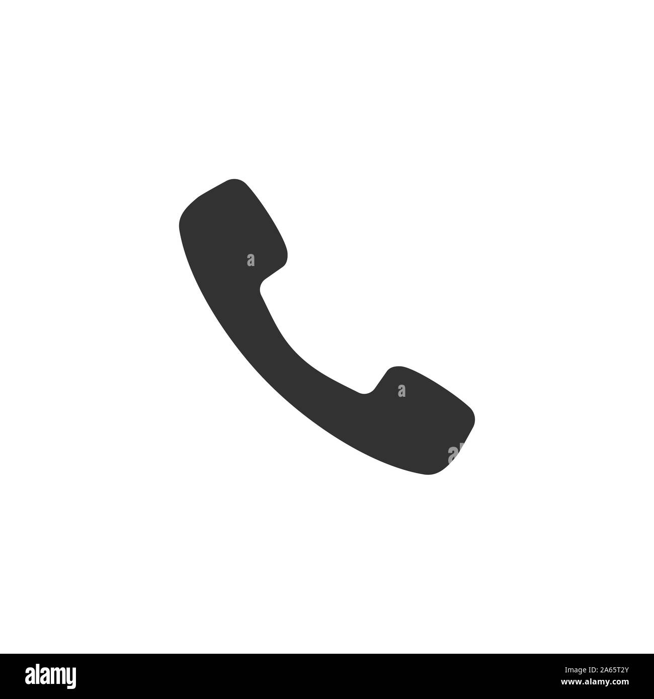 Telefono, icona di chiamata. Illustrazione Vettoriale, design piatto Illustrazione Vettoriale
