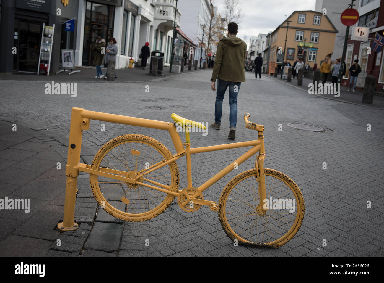 A Reykjavik, Islanda, 11 ottobre 2019. Foto Stock