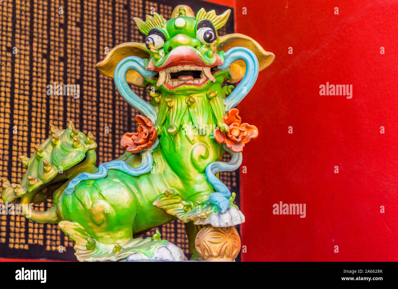 Guan di tempio di Kuala Lumpur in Malesia Foto Stock