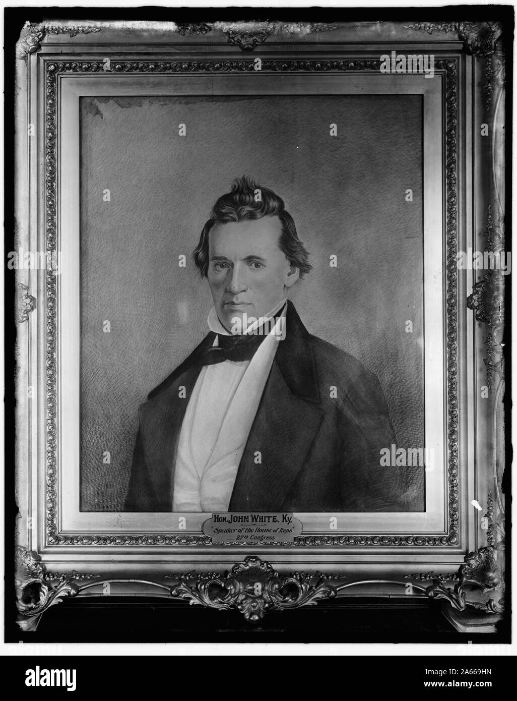 Bianco, GIOVANNI. Altoparlante Foto Stock