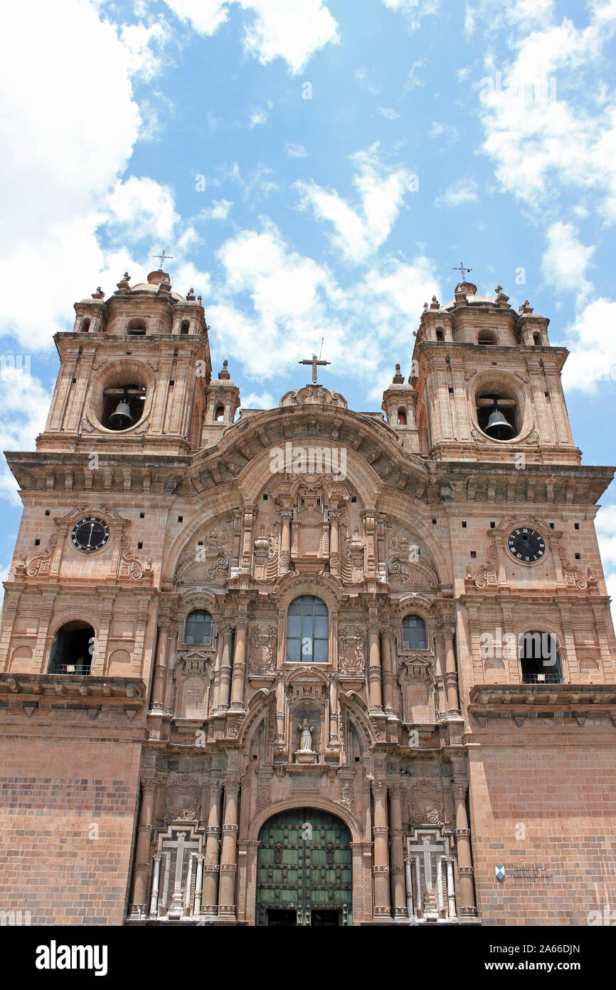 La Iglesia de la Compañía de Jesús, Cusco, Perù Foto Stock