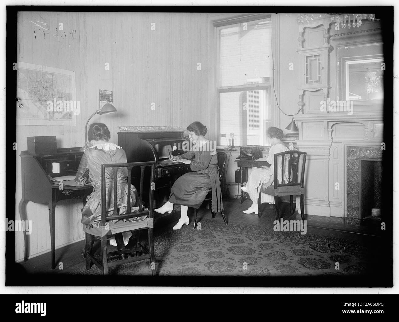 Donna suffragio. Nazionale Femminile partito, interno Foto Stock