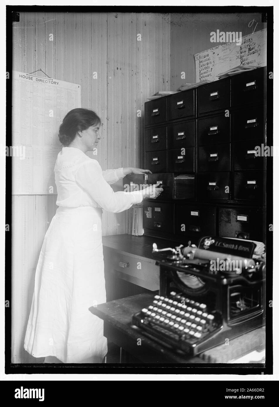 Donna suffragio. Nazionale Femminile partito, interno Foto Stock