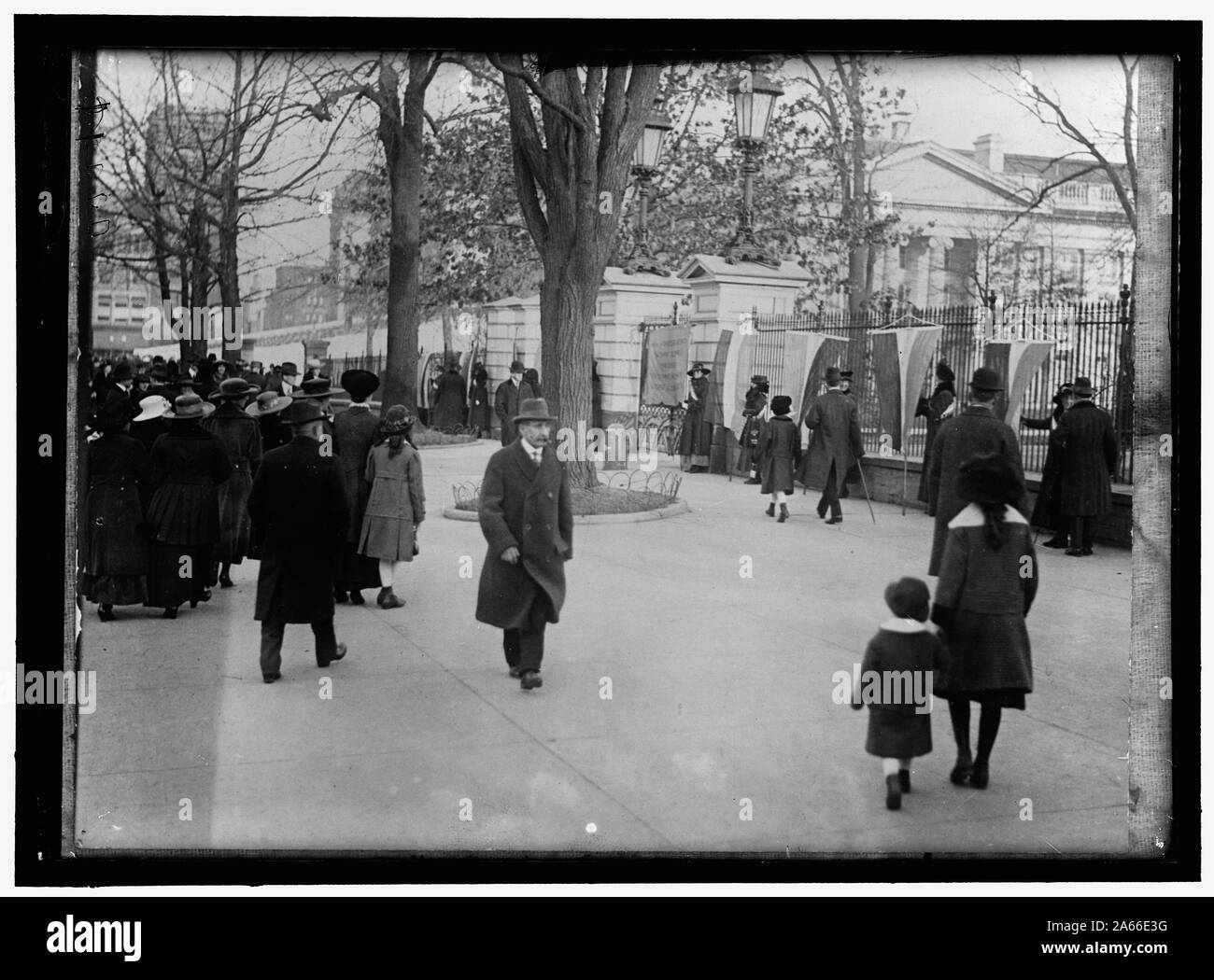 Donna suffragio. PICKET PARADE Foto Stock