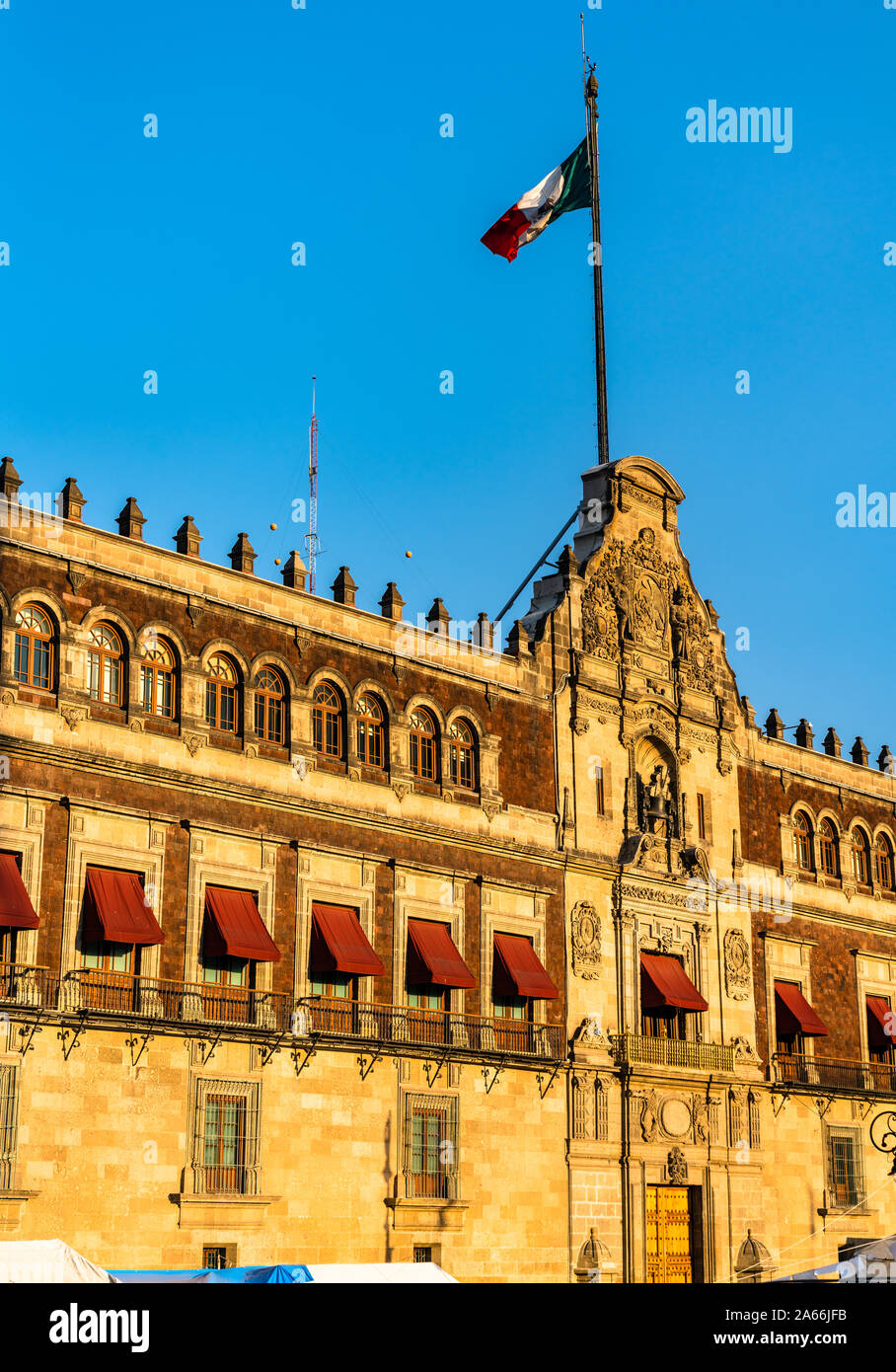 Il Palazzo Nazionale a Città del Messico Foto Stock
