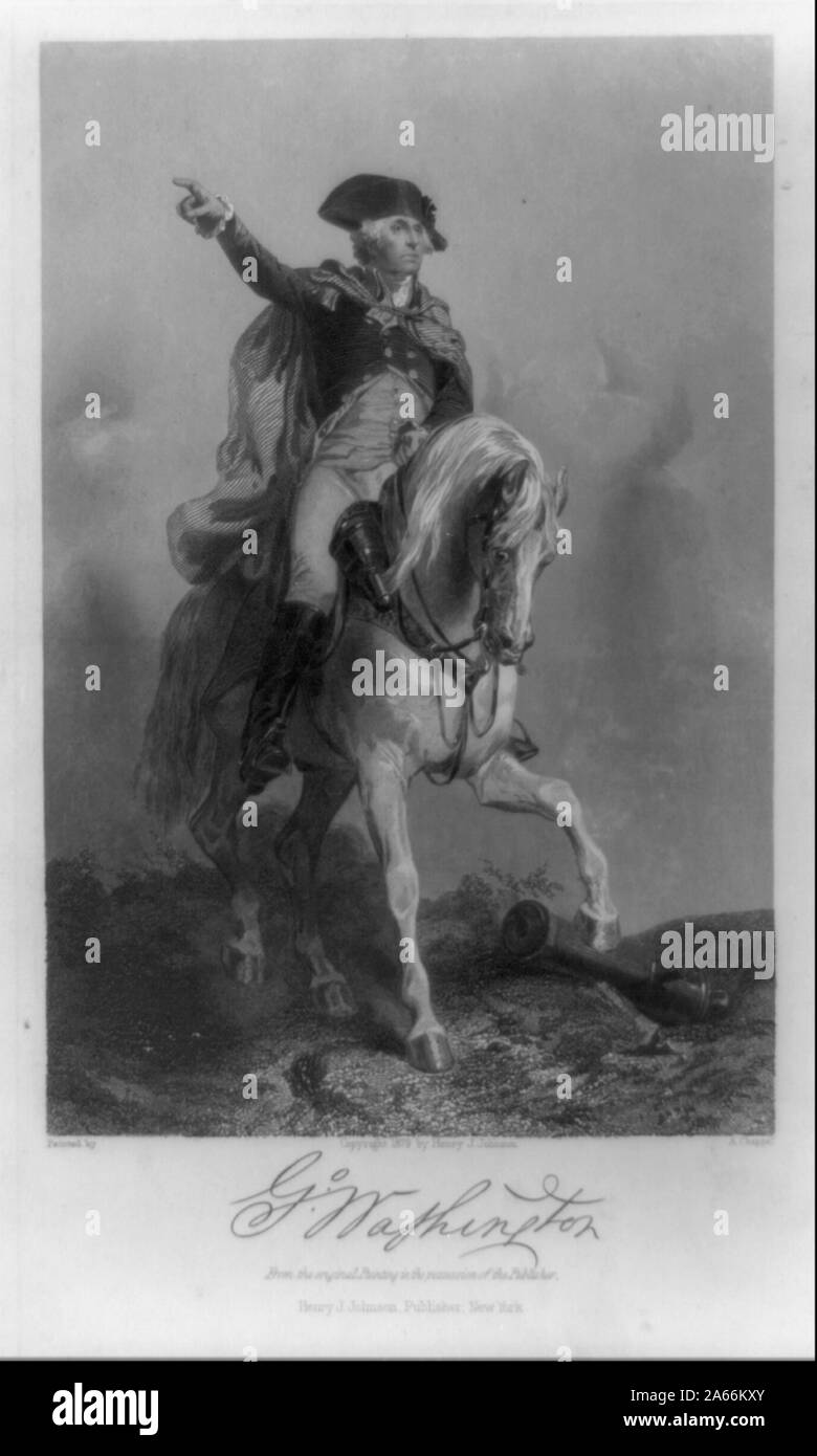 Washington, George, Pres. USA, 1732-1799 Foto Stock
