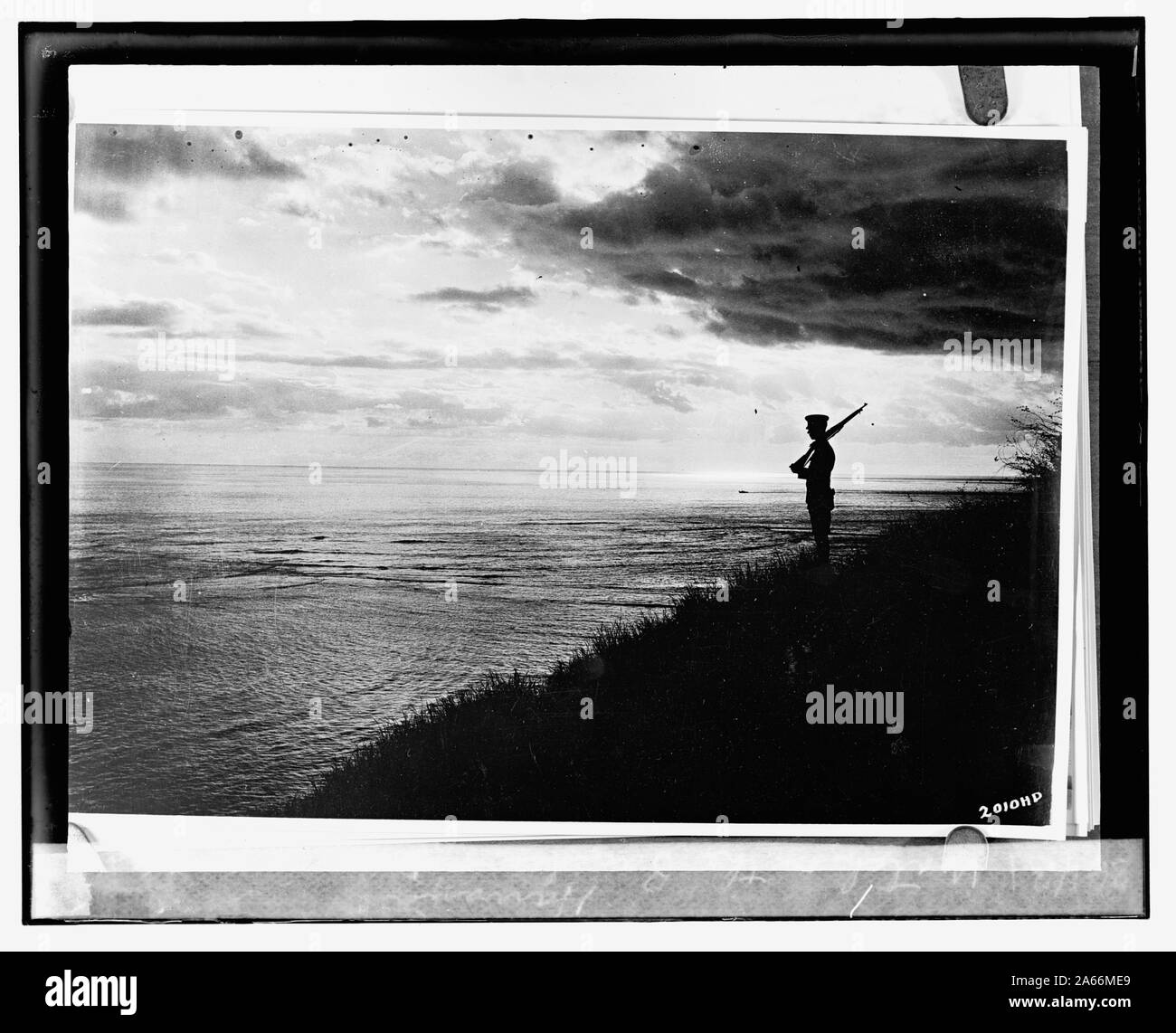 Guarda sul Pacifico, Diamond Head, Hawaii Foto Stock