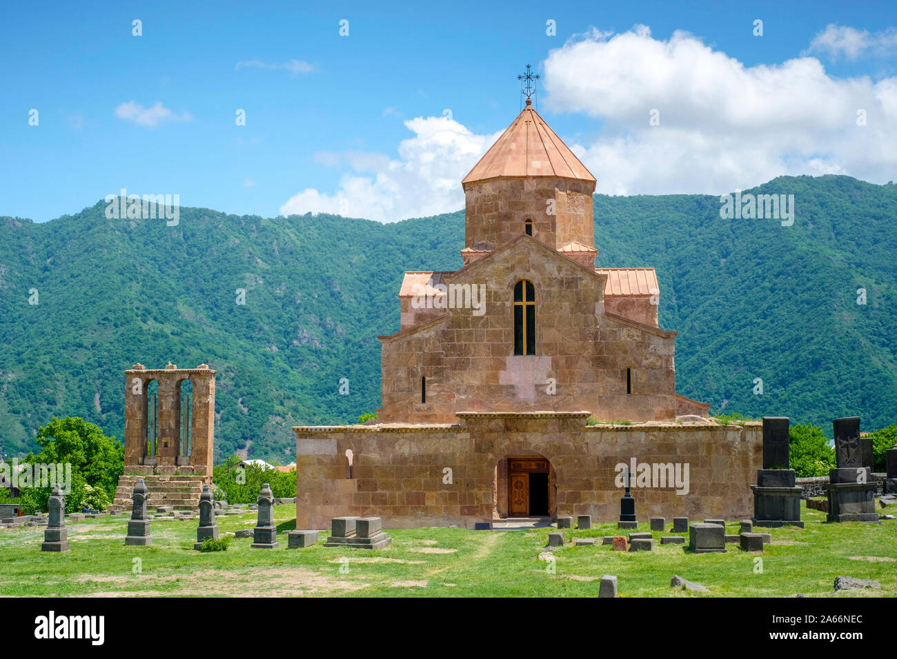 Monastero Odzun, St Astvatsatsin chiesa (Surp Astvatsatsin), Odzun, Lori Provincia, Armenia Foto Stock