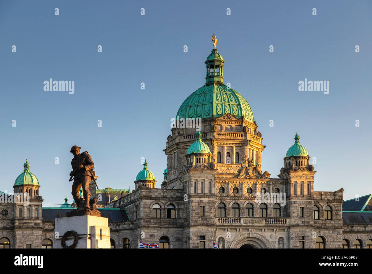 Canada, British Columbia, Victoria, il Parlamento Foto Stock
