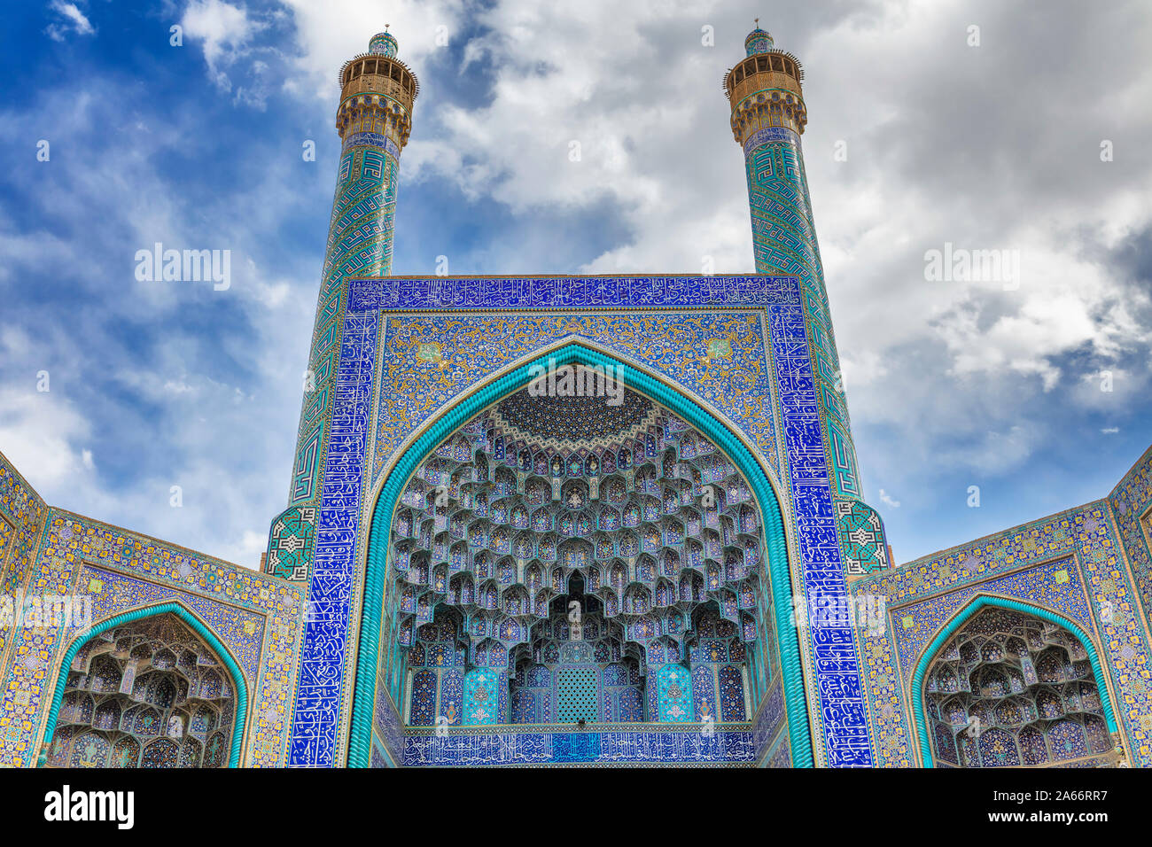 La Moschea Shah, Isfahan, Provincia di Isfahan, Iran Foto Stock