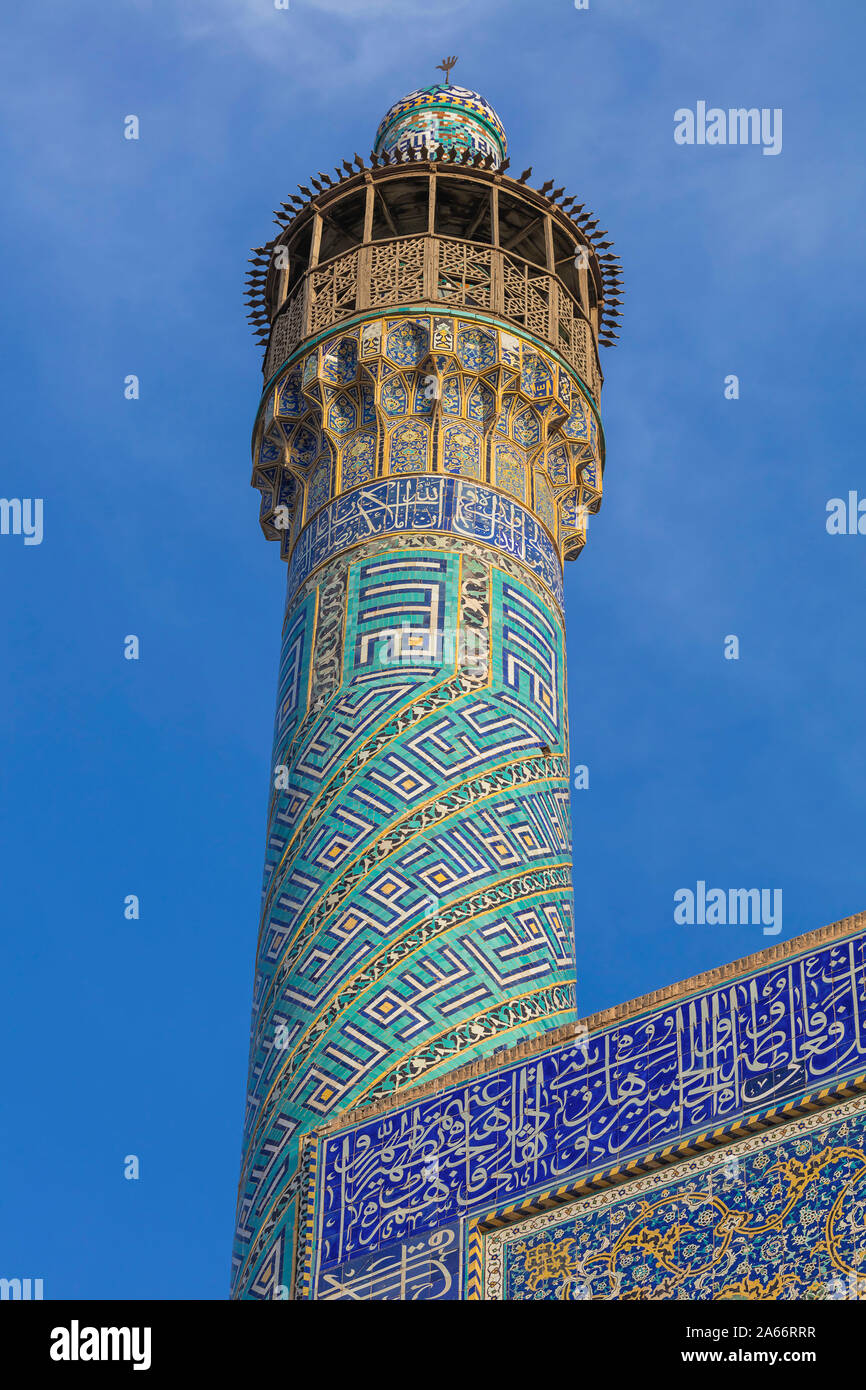 La Moschea Shah, Naghsh-e JAHAN Piazza, Isfahan, Provincia di Isfahan, Iran Foto Stock