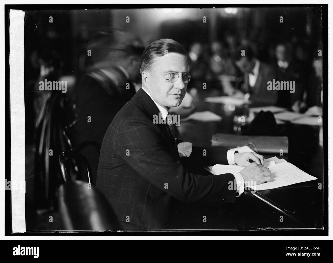 Waymouth Kirkland di Chgo., Consulente per sost.Natl. Com., prima Borah Comitato, 10/28/24 Foto Stock