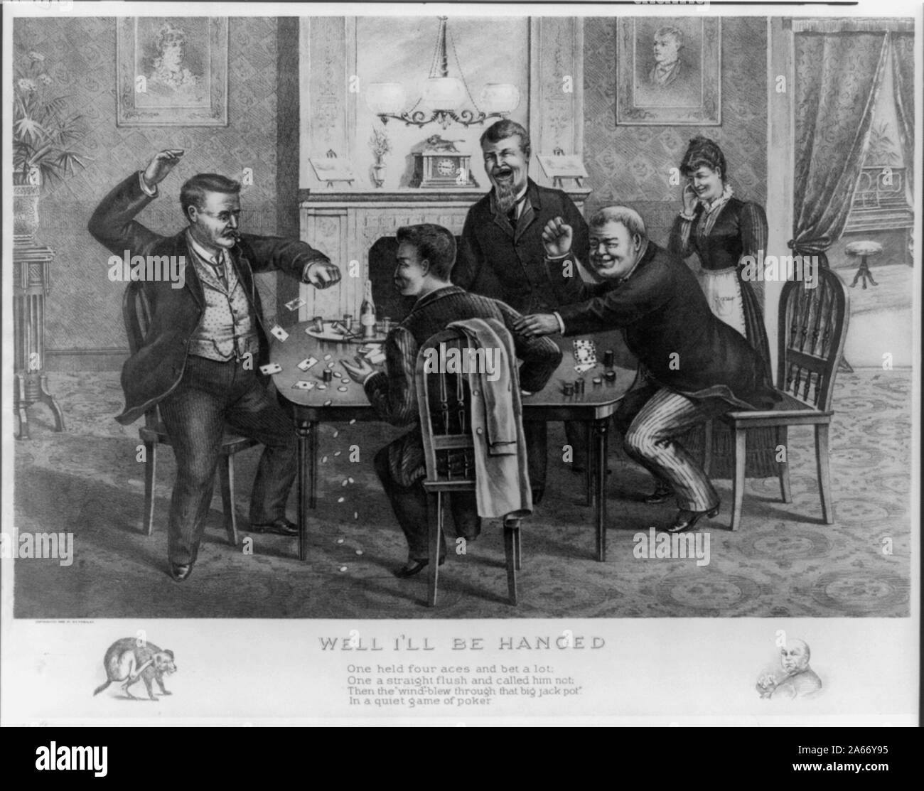 Beh io sarò impiccato Foto Stock