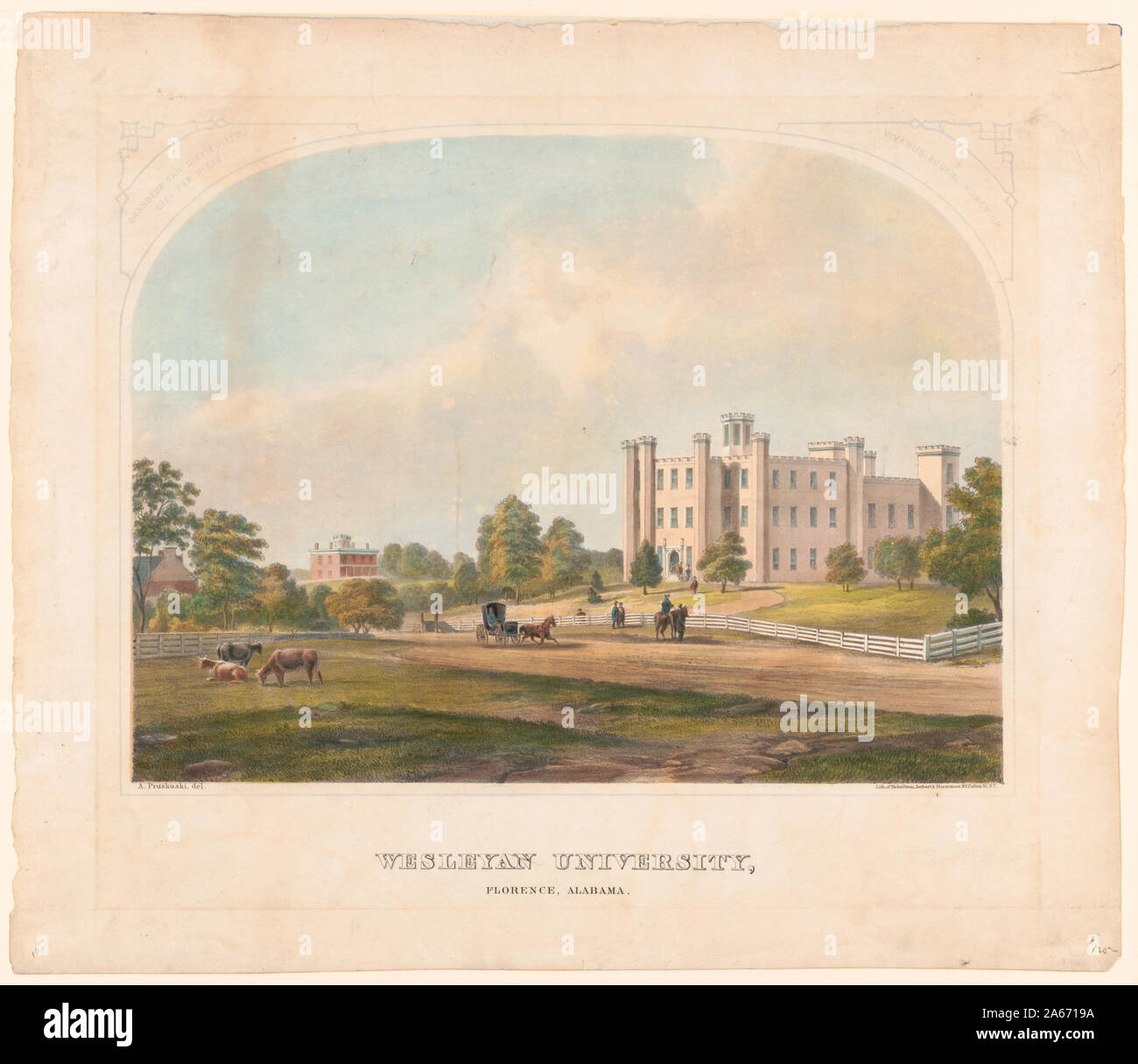 Wesleyan University, Firenze, Alabama Foto Stock