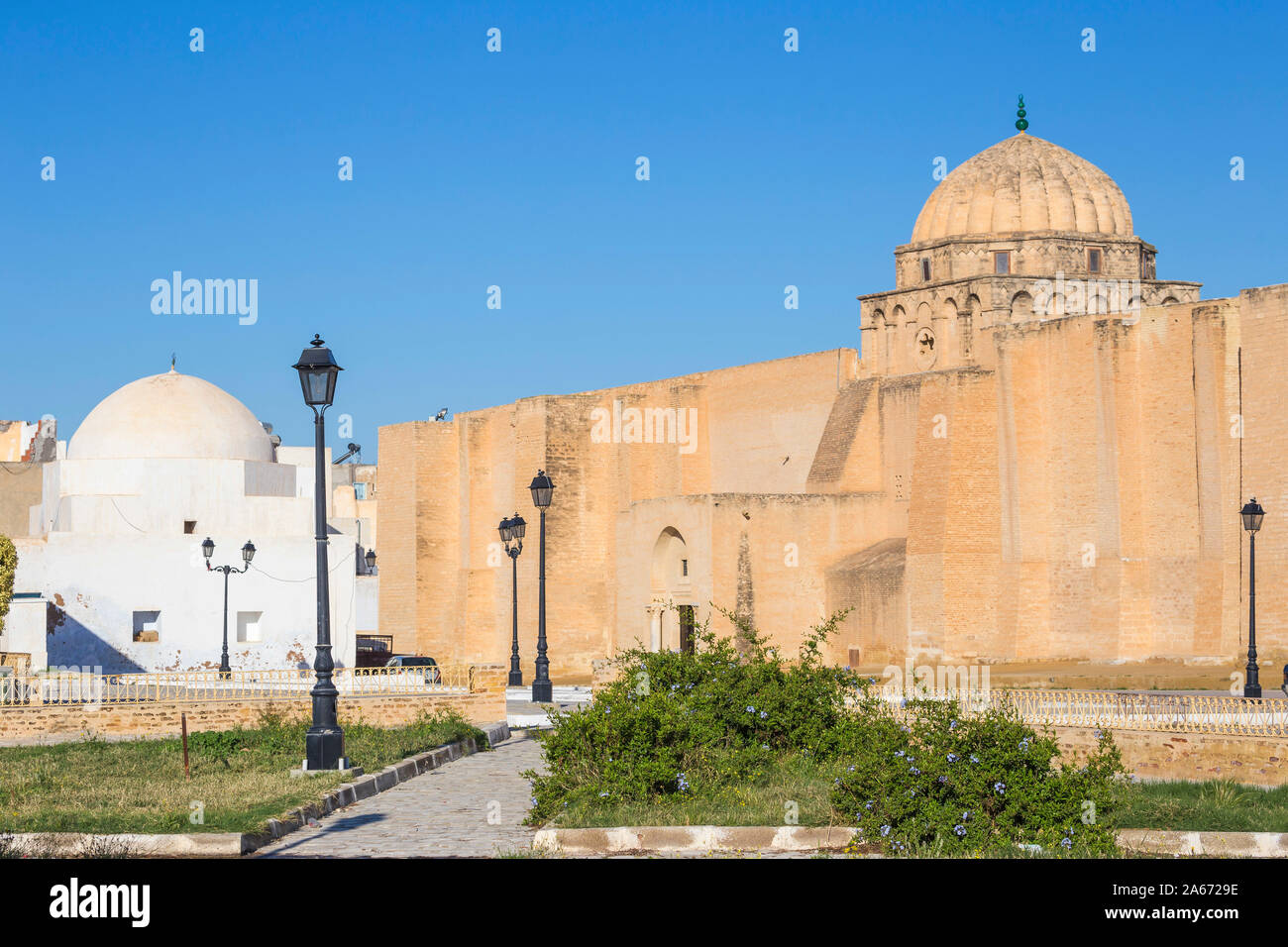 Tunisia Kairouan, Grande moschea Foto Stock