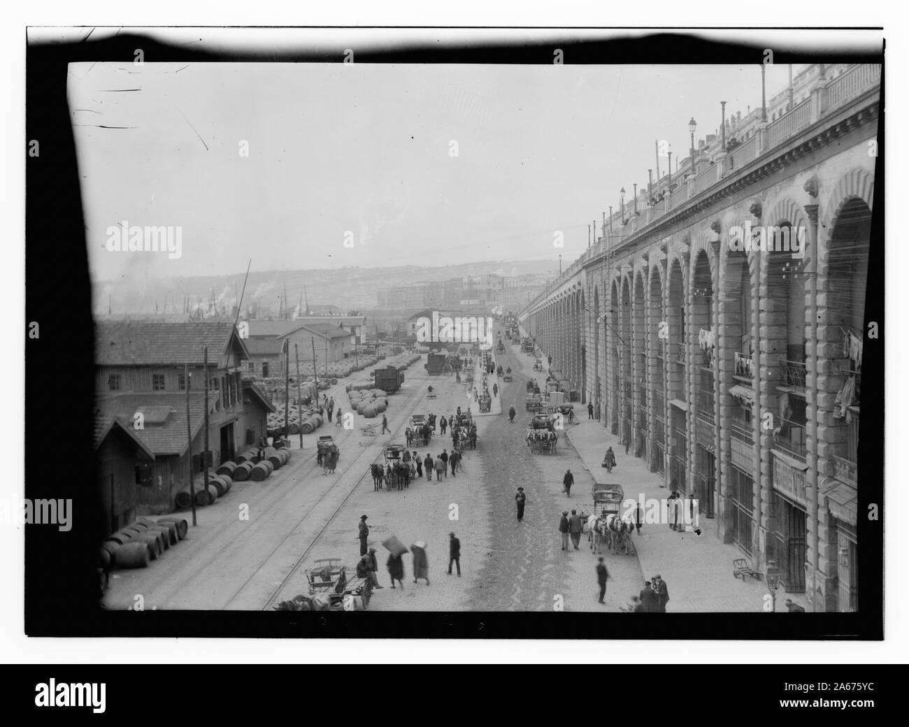 Wharf ad Algeri Foto Stock