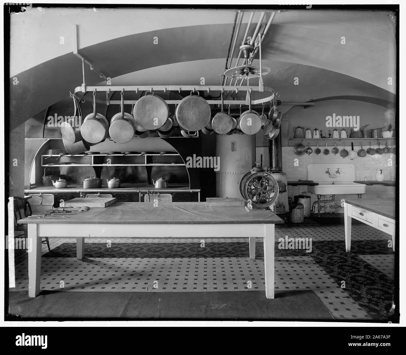 Casa bianca Foto Stock