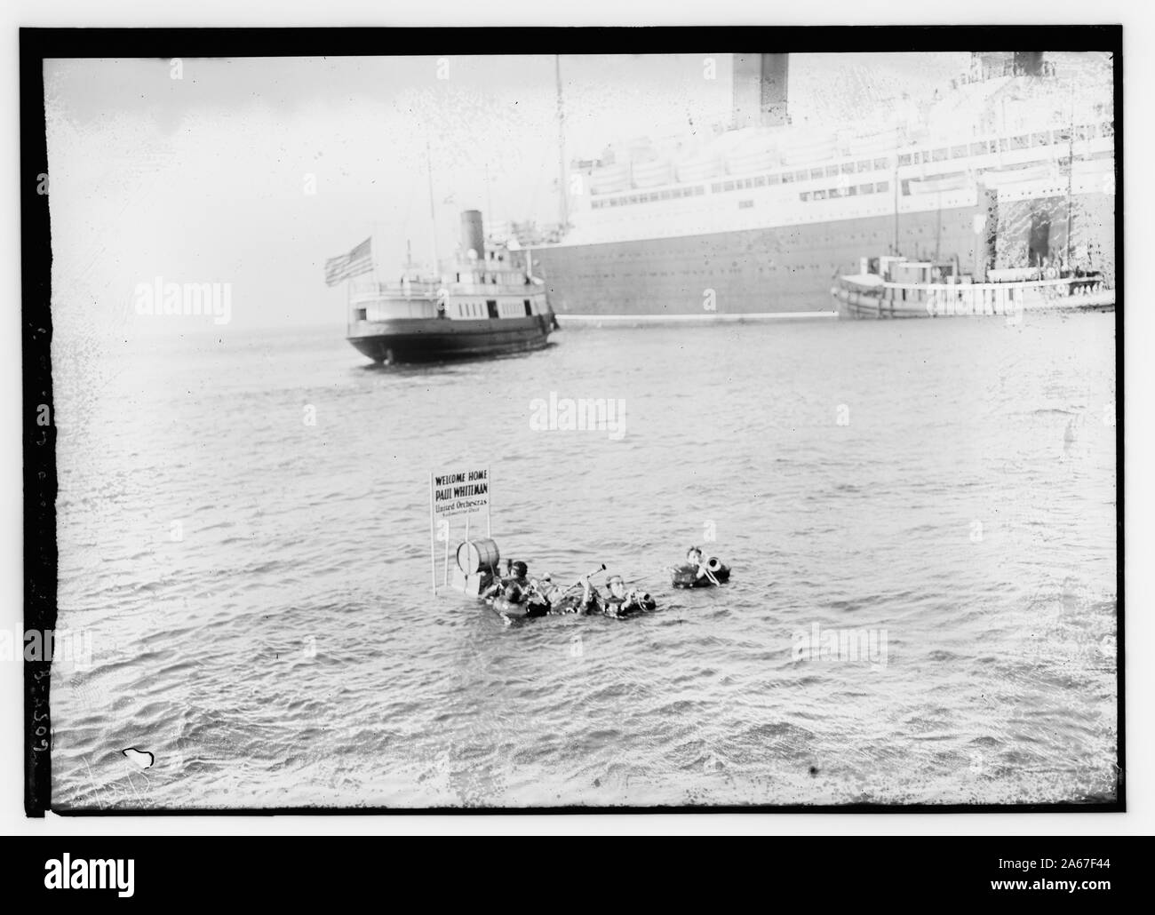 Whiteman banda sottomarino Foto Stock