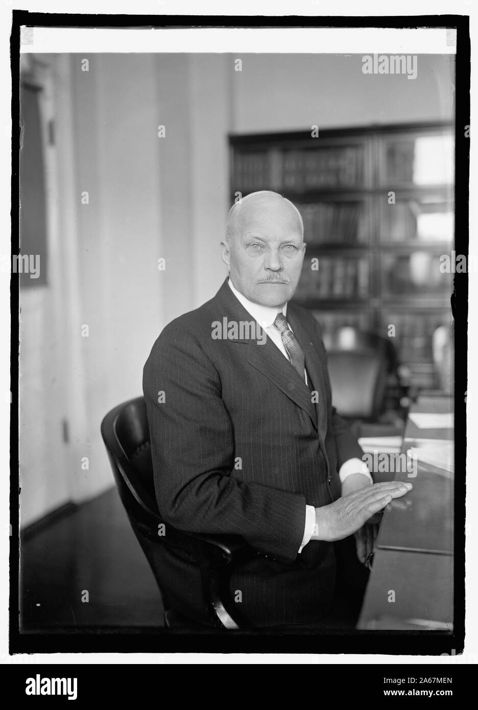 Wilder S. Metcalf di Kan., Commissario delle pensioni, 4/6/25 Foto Stock