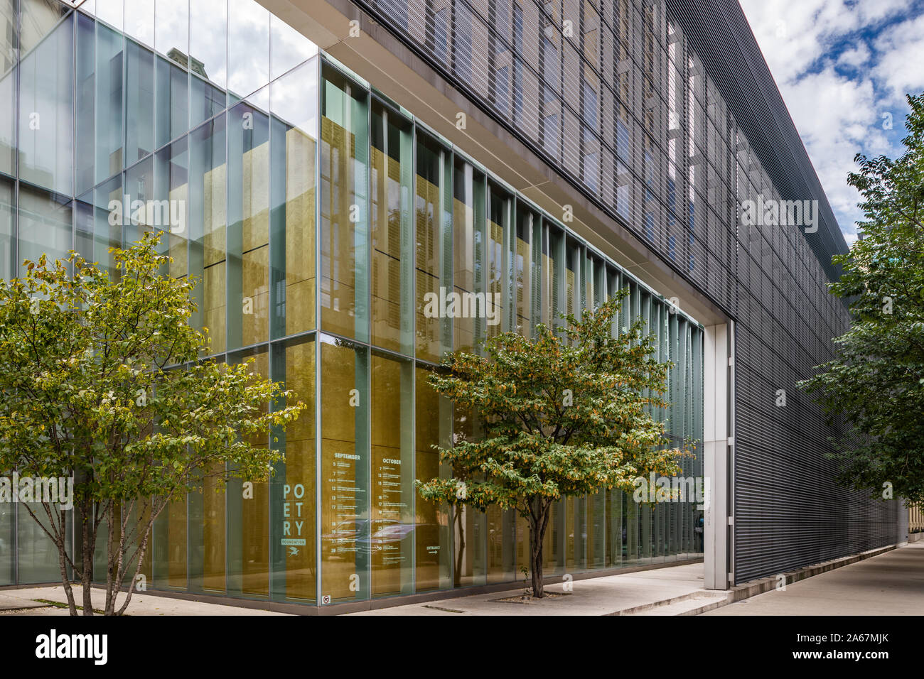 La poesia edificio della Fondazione in Chicago progettato da John Ronan Foto Stock