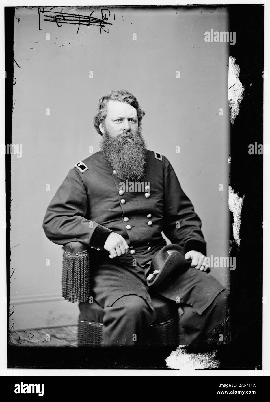 William Belknap, Brady-Handy bw foto ritratto, ca1855-1865 Foto Stock
