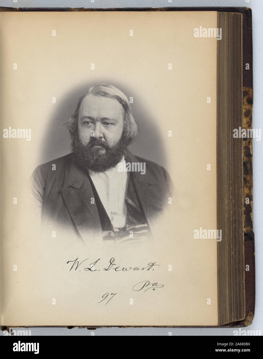 William L. Dewart, Rappresentante di Pennsylvania, trenta-quinto Congresso, mezza lunghezza ritratto Foto Stock