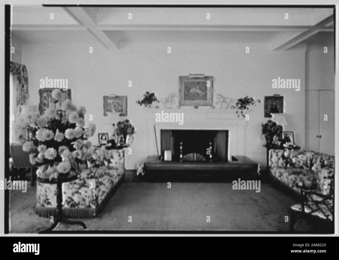 William S. Paley, residence a Manhasset, Long Island. Foto Stock