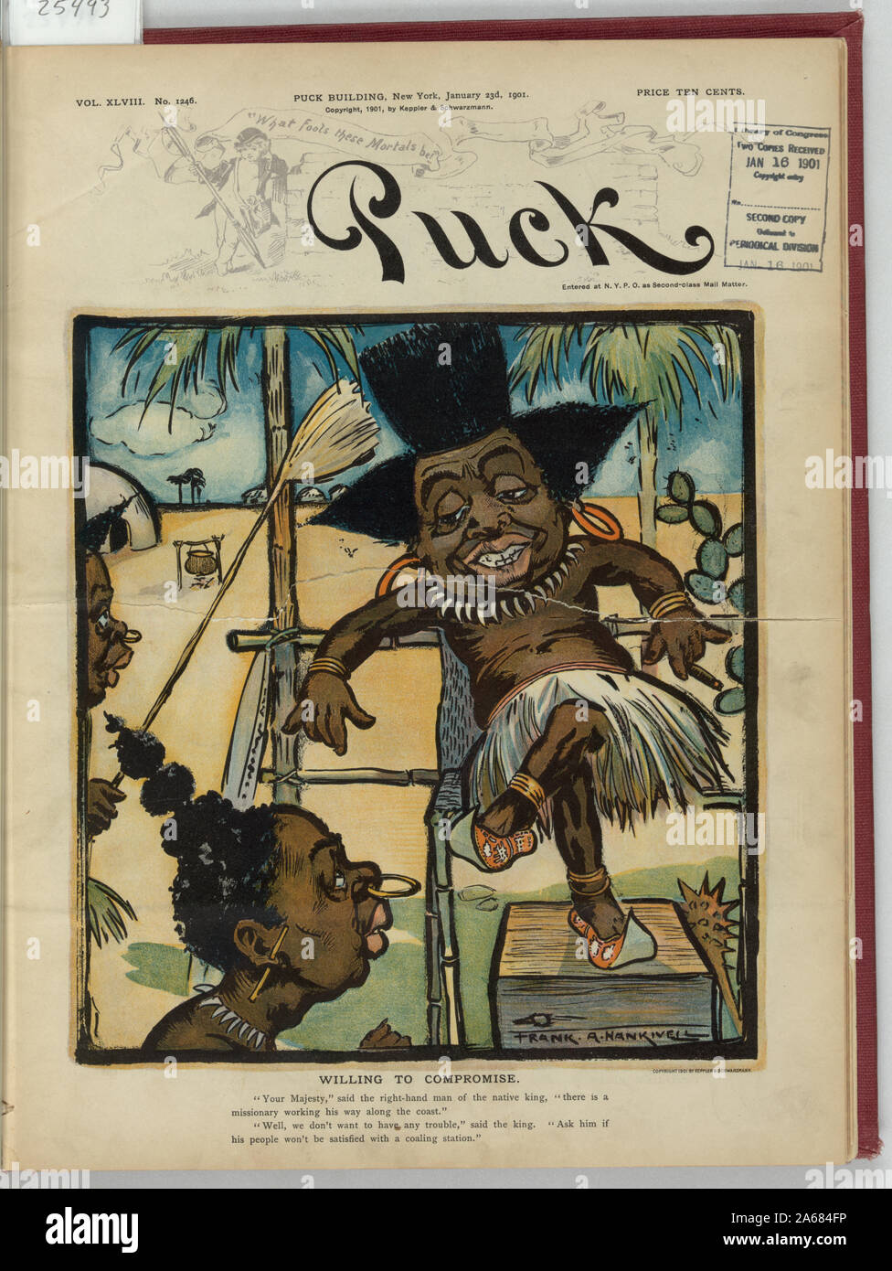 Disposta al compromesso / Frank A. Nankivell. Foto Stock