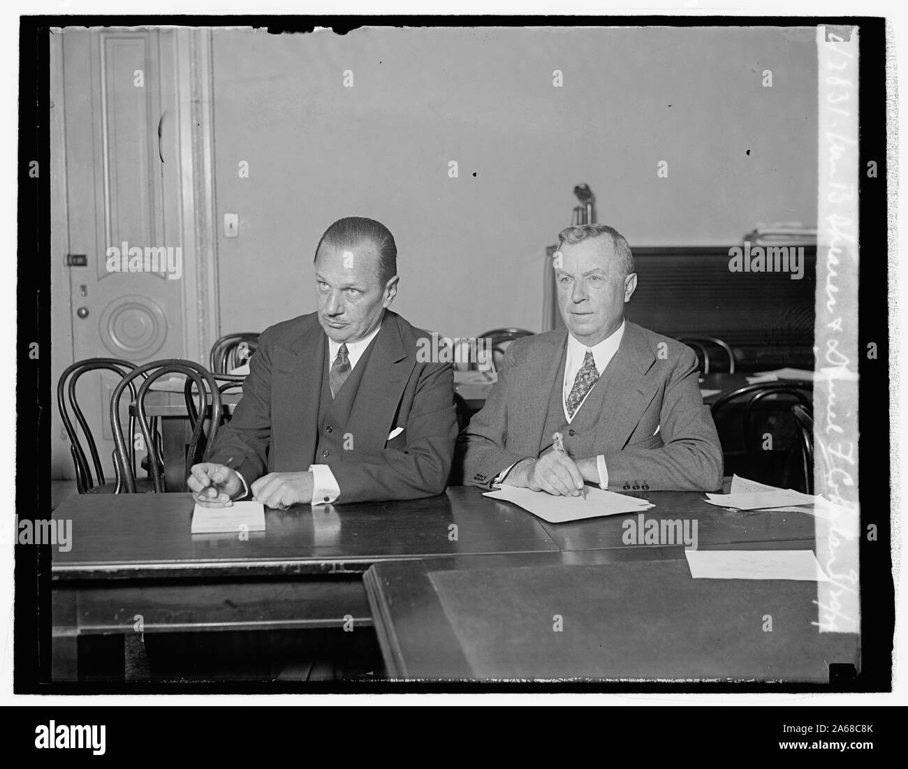 Wm. B. Shearer & Daniel F. Cohalan, 9/20/29 Foto Stock