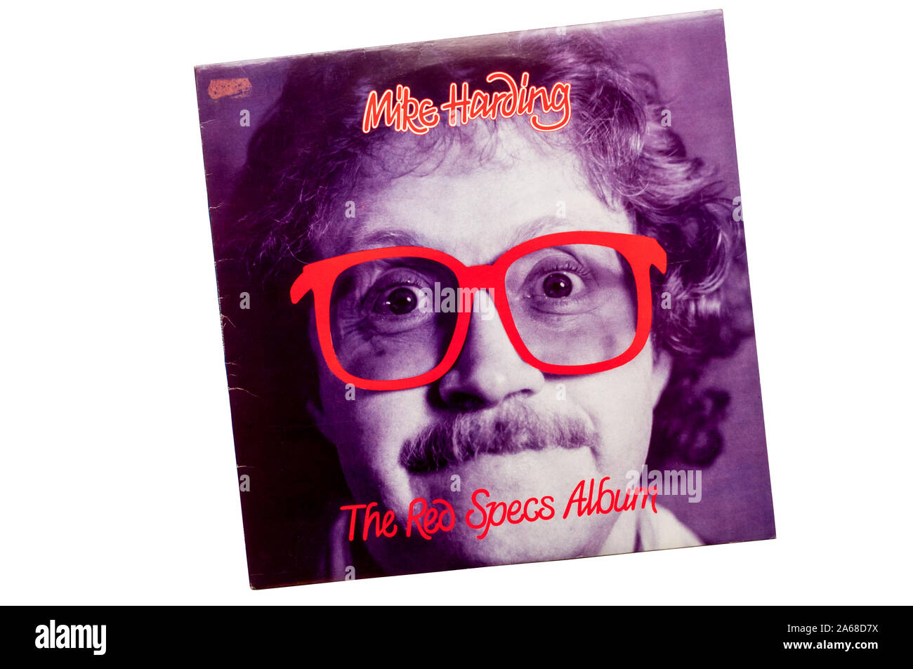 Il rosso Specs Album di Mike Harding, rilasciato nel 1981. Foto Stock