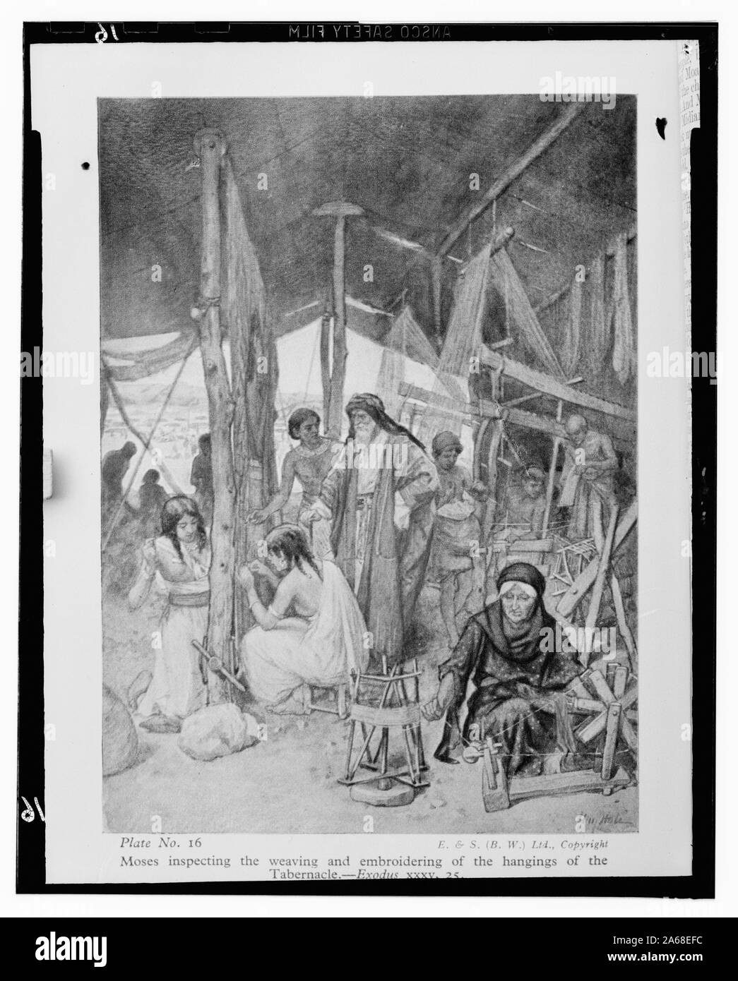 Wm. Foro i dipinti, A.T. [Cioè, antico testamento] Foto Stock