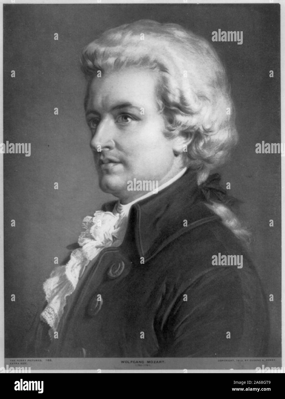 Wolfgang Amadeus Mozart, 1756-1791 Foto Stock