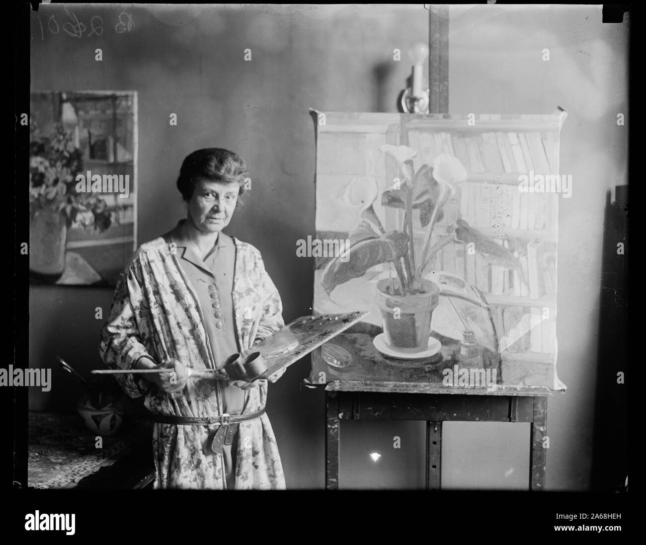 Donna artista Foto Stock