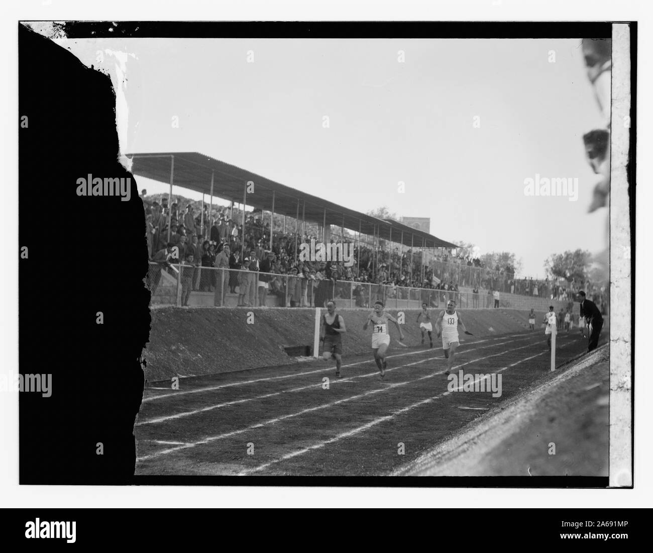 Y.M.C.A. gli eventi atletici [Gerusalemme] Foto Stock