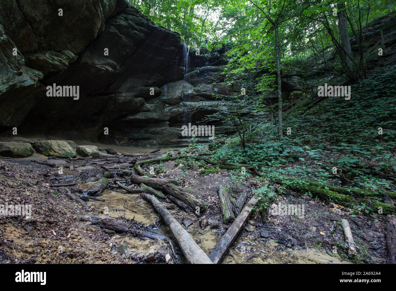 Grande Lione cade, Mohicano parco statale, Ohio Foto Stock