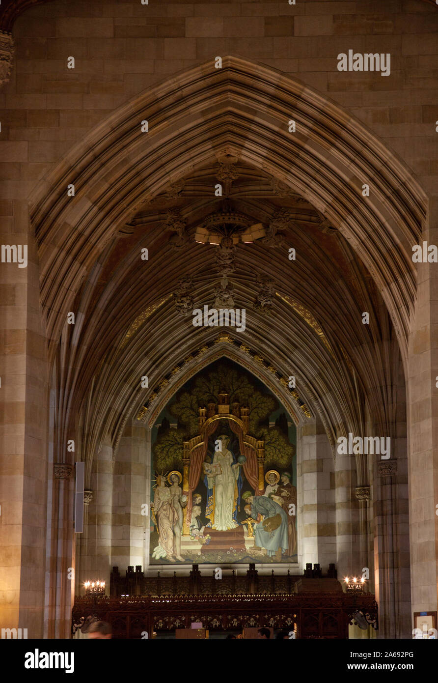 La Yale University di New Haven, Connecticut Foto Stock