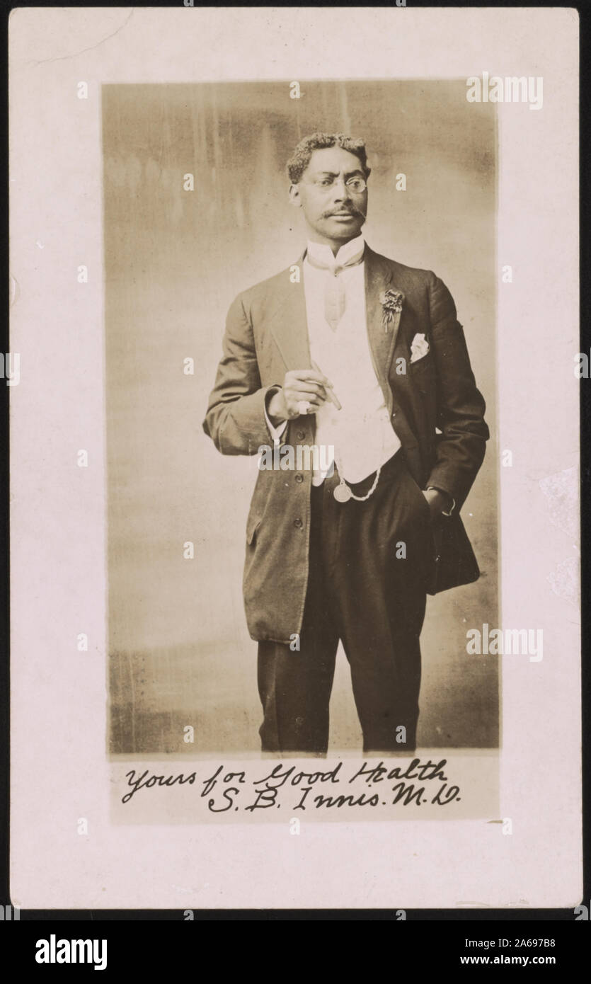 A vostra disposizione per una buona salute, S.B. Innis, M.D. Foto Stock