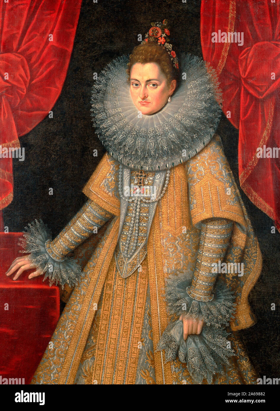 Isabella Clara Eugenia, Arciduchessa d'Austria - Frans Pourbus il giovane, circa 1598 Foto Stock