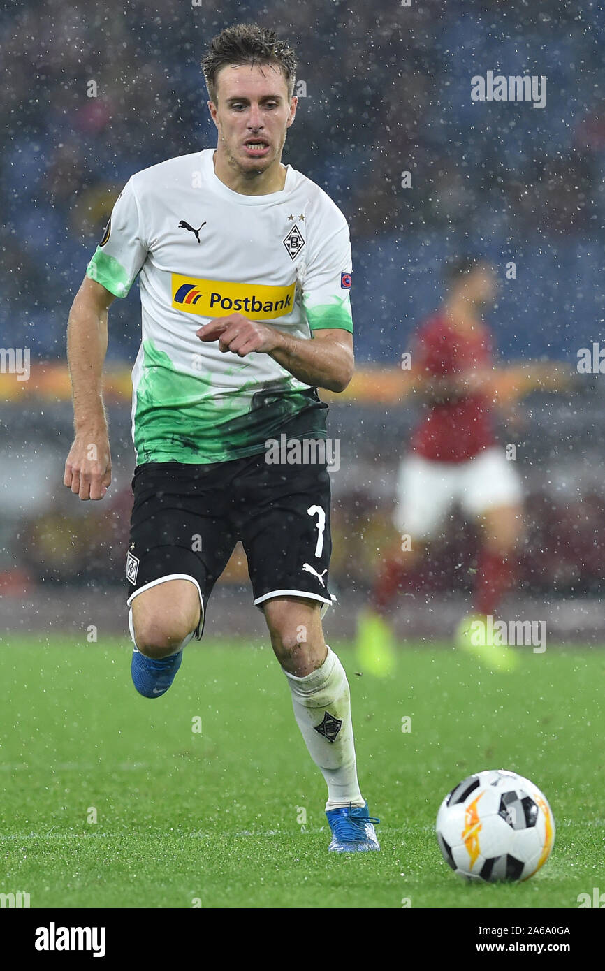 Roma, Italia. 25 ott 2019. Europa League terzo turno Roma v Borussia Monchengladbach. Stadio Olimpico di Roma (Italia), Ottobre 24th, 2019 Patrick Hermann Credit: Indipendente Agenzia fotografica/Alamy Live News Foto Stock