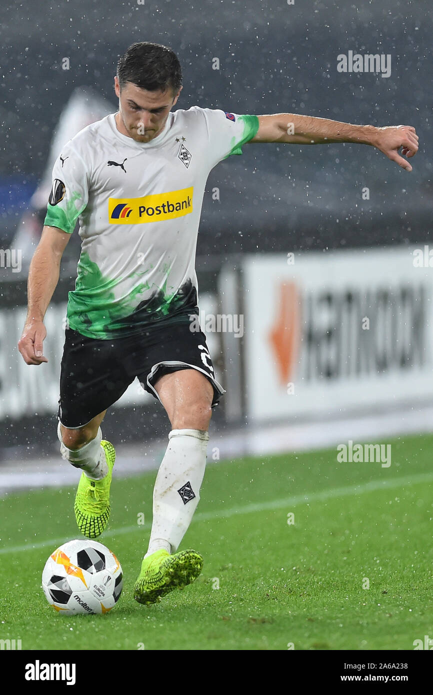Roma, Italia. 25 ott 2019. Europa League terzo turno Roma v Borussia Monchengladbach. Stadio Olimpico di Roma (Italia), Ottobre 24th, 2019 Jonas Hofmann Credit: Indipendente Agenzia fotografica/Alamy Live News Foto Stock