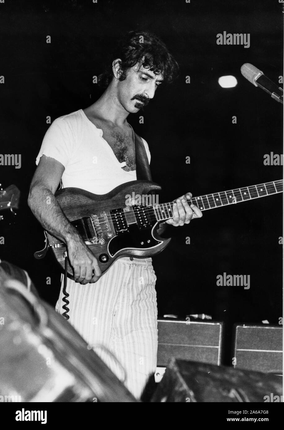 Frank Zappa, 70s Foto Stock